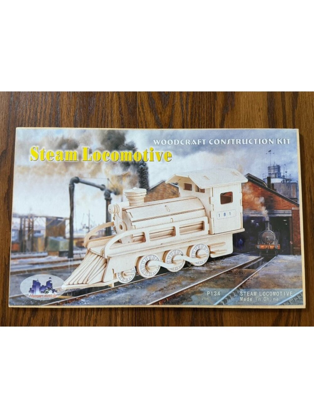 Steam Locomotive Woodcraft Construction Kit P134 NEW